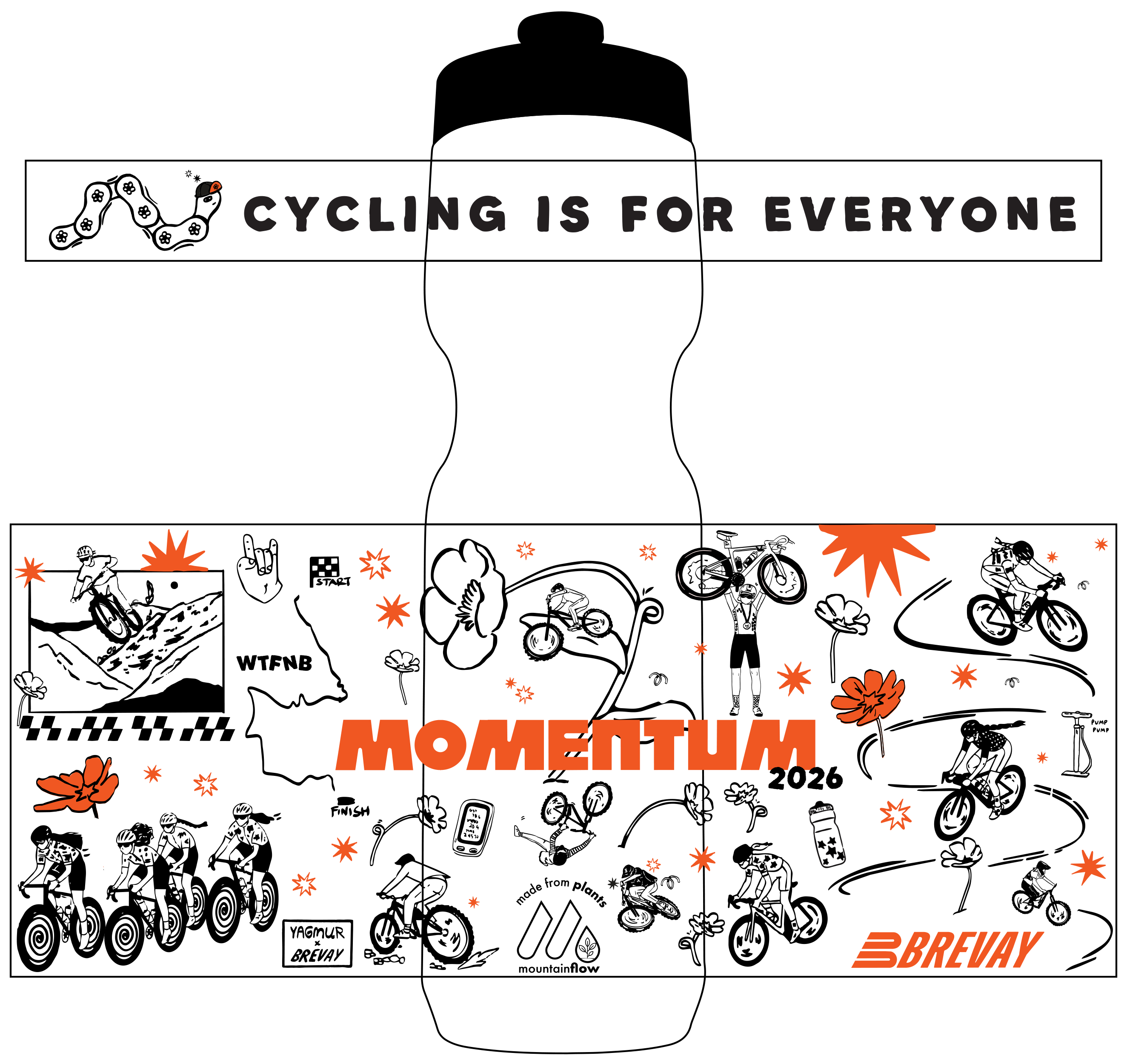 2026 Momentum Water Bottle - 750ml